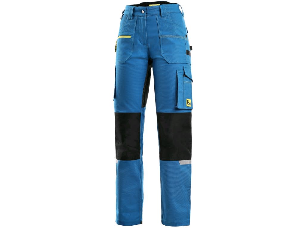 Dámské pracovní kalhoty CXS STRETCH Canis, středně modro-černé 