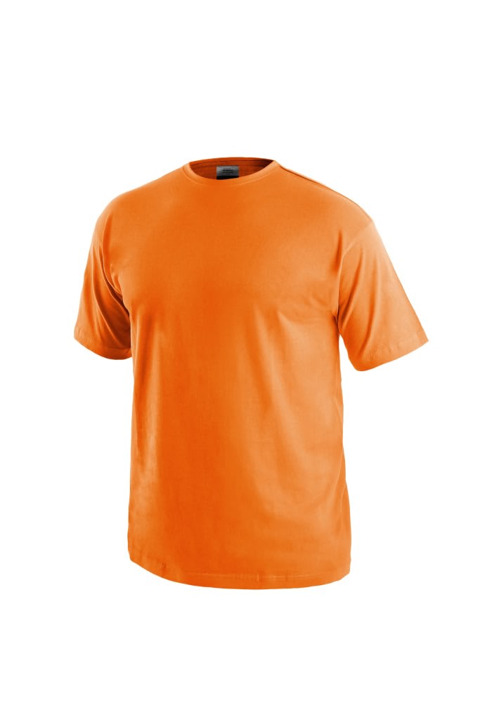Tričko DANIEL, krátký rukáv, oranžové Canis 