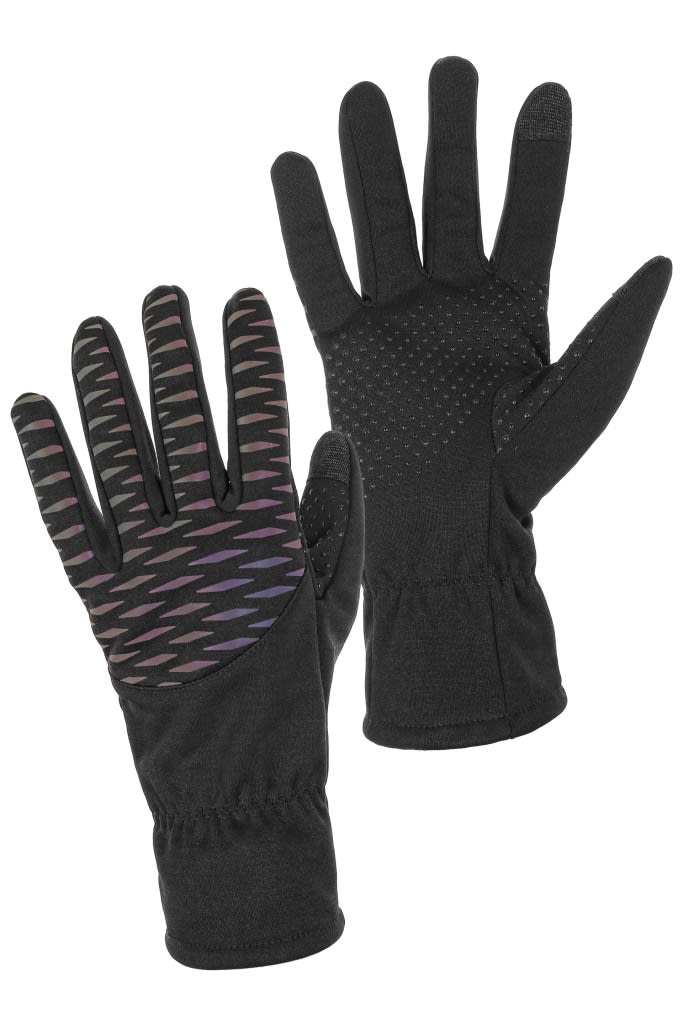 Zimní rukavice FREY, černé, refl. potisk Canis 