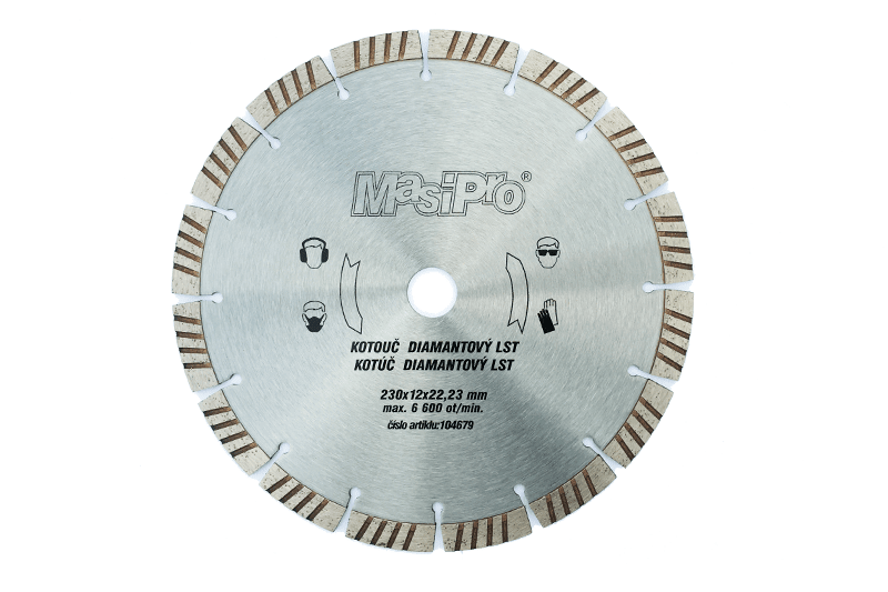 Diamantový řezný kotouč MASIPRO LST  průměr 230 mm Ven s.r.o.