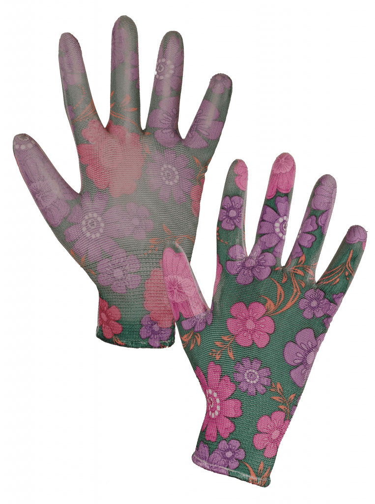 Máčené rukavice v polyuretanu LEIVA Canis 