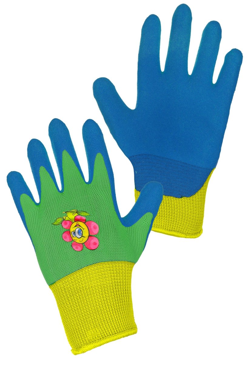 Dětské rukavice DRAGO, dětské, máčené v nitrilu, modré Canis 