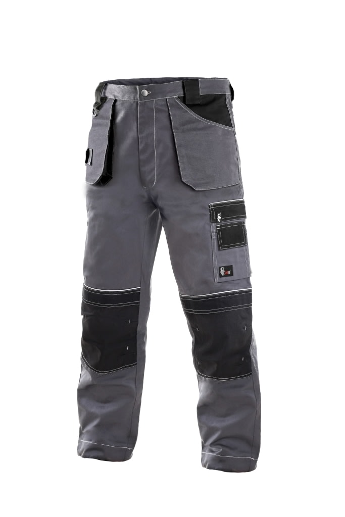 Pánské pracovní zimní kalhoty do pasu ORION TEODOR Canis, šedo-černé 