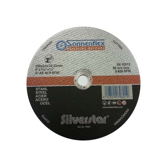 Řezný kotouč Silverstar Sonnenflex ocel průměr 230x2,0x22,23 mm AS40RBF