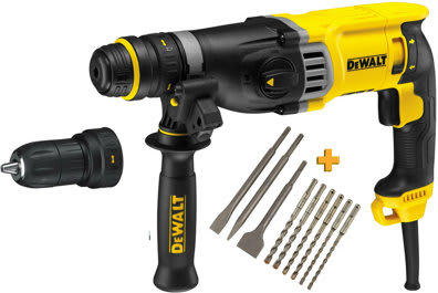 D25144KP-QS 2 kg SDS Plus kladivo s příslušenstvím Dewalt