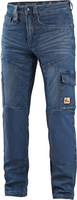 Pánské kalhoty jeans CXS ALBI, modré, Canis 